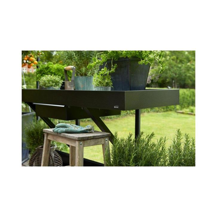 Juliana kweektafel met lade 213x52 cm. - zwart, Tuin en Terras, Kweekspullen, Nieuw, Verzenden