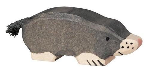 Holztiger - Houten Dieren - Mol 8 cm, Kinderen en Baby's, Speelgoed | Overig