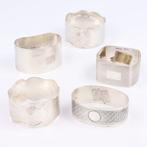 Verzameling - Servetring (5) - .925 zilver