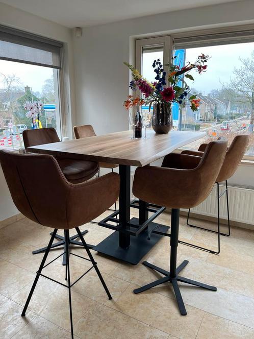 Eettafel en hoge bartafel 50% korting, Huis en Inrichting, Tafels | Bijzettafels, 60 cm of meer, 75 cm of meer, Rechthoekig, Nieuw