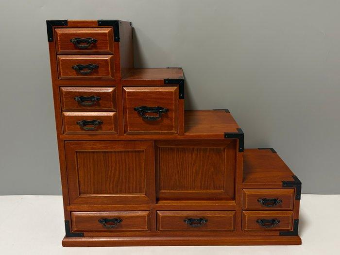 Kabinet - Hout, Metaal - Japan - Kotansu/ladenkast, Antiek en Kunst, Antiek | Overige Antiek