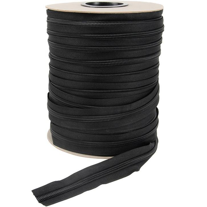 Rits op rol deelbaar 10mm spiraalrits 100 meter zwart, Hobby en Vrije tijd, Knutselen, Gereedschap of Toebehoren, Nieuw, Ophalen of Verzenden