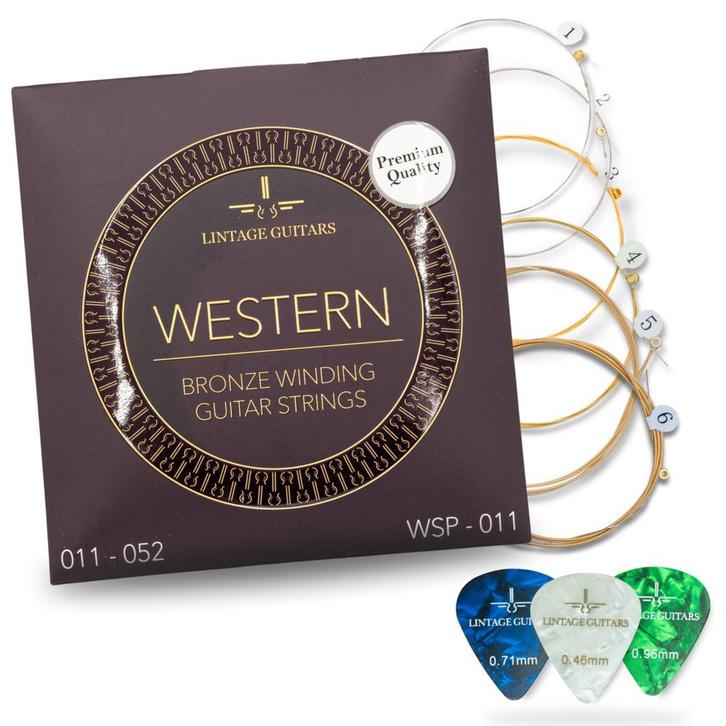Premium Akoestische Western gitaar snaren - WSP-011, Muziek en Instrumenten, Snaarinstrumenten | Gitaren | Akoestisch, Western- of Steelstringgitaar
