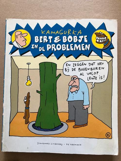 Kamagurka - Bert en Bobje in de Problemen, Verzamelen, Stripfiguren, Boek of Spel, Gebruikt, Ophalen of Verzenden