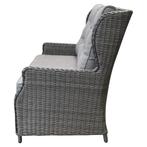 Ibiza premium stoel-bank loungeset 4-delig verstelbaar, Ophalen of Verzenden, Nieuw, Wicker