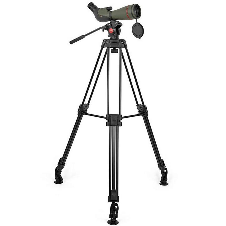 Zoom spotting scope 20-60x80mm + statief en 2D Fluid Pan..., Audio, Tv en Foto, Optische apparatuur | Verrekijkers, 20x of meer