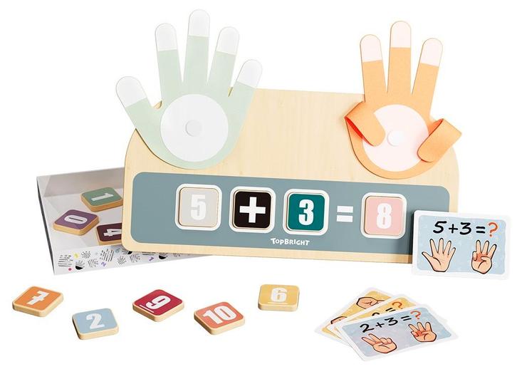 Topbright Finger Math Leren Tellen Houten Speelgoed, Kinderen en Baby's, Speelgoed | Babyspeelgoed, Nieuw, Verzenden