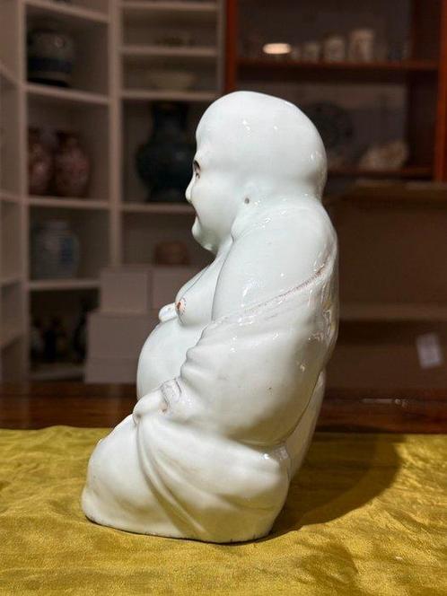 Witte Boeddhistische monnik - Pastelkleuren Maitreya Boeddha, Antiek en Kunst, Antiek | Overige Antiek