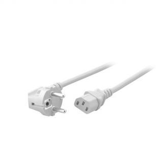 C13 kabel | ProCable | 1.8 meter (Haaks, Wit), Computers en Software, Pc- en Netwerkkabels, Nieuw, Verzenden