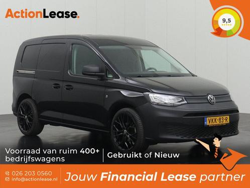 Volkswagen Caddy Bestelbus L1 H1 2021 Diesel Handgeschakeld, Auto's, Volkswagen, Dealer onderhouden, Lease, Zwart, Handgeschakeld