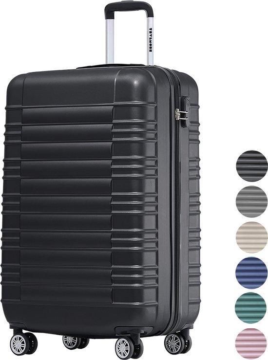 Handbagage - Cijferslot - Trolley - 54x36x20cm - 38L - Zwart, Sieraden, Tassen en Uiterlijk, Koffers, Verzenden