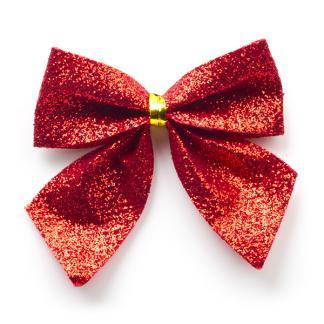 Kerststrik | Decoris | 5 cm | 10 stuks (Rood), Diversen, Kerst, Nieuw, Verzenden