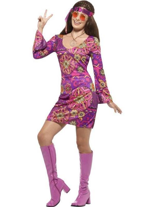 Hippie kostuum woodstock, Kleding | Dames, Carnavalskleding en Feestkleding, Nieuw, Ophalen of Verzenden