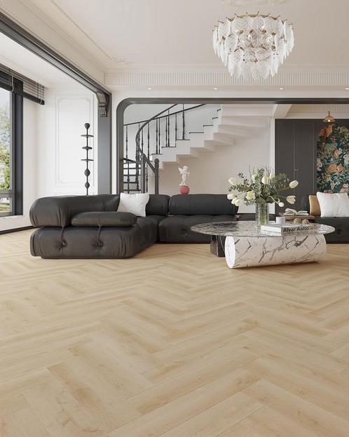 Plak pvc Visgraat naturel eiken |  Luxury Floors Visgraat XL, Huis en Inrichting, Stoffering | Vloerbedekking, Ophalen