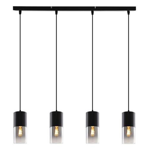 Moderne hanglamp zwart, Huy, Huis en Inrichting, Lampen | Hanglampen, Nieuw, Glas, 75 cm of meer, Ophalen of Verzenden