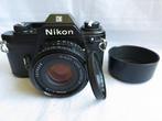 Nikon EM (‘silver button’) + Nikon 1,8/50mm E-series (1e, Nieuw