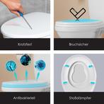 WC bril Softclose - Toiletbril - Met verkleiner - Wit - KESS, Verzenden, Nieuw