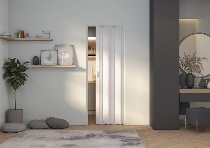 Balci Adam vouwdeur zonder glas in 2 kleuren BxH 83x214 cm, Doe-het-zelf en Verbouw, Deuren en Horren, Vouwdeur, Nieuw, Kunststof