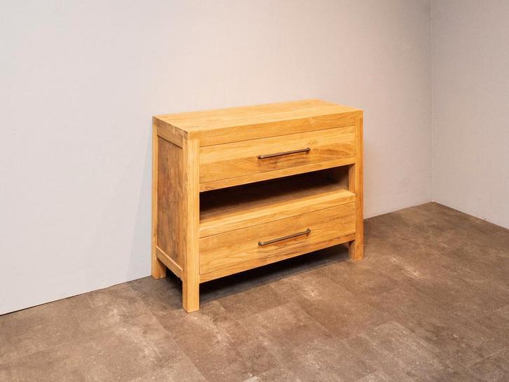 Wastafelmeubel Teak | NIEUW | direct leverbaar, Huis en Inrichting, Badkamer | Badkamermeubels, 25 tot 50 cm, Nieuw, (Half)hoge kast