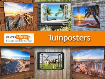 Tuindoeken - Tuinposter tuin wand decoratie afbeeldingen beschikbaar voor biedingen