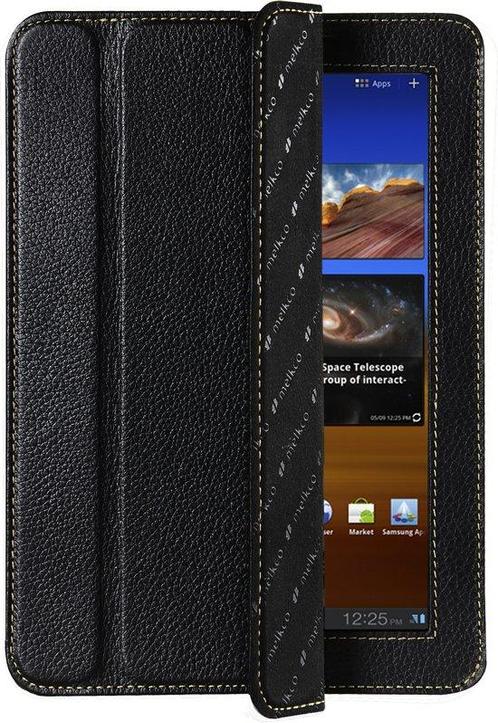 Melkco - leren hoesje voor Samsung Galaxy Tab 7.7 - zwart, Computers en Software, Windows Tablets, Verzenden