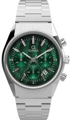 Timex TW2W33600 Q Falcon Eye horloge, Sieraden, Tassen en Uiterlijk, Horloges | Heren, Overige merken, Staal, Verzenden, Polshorloge