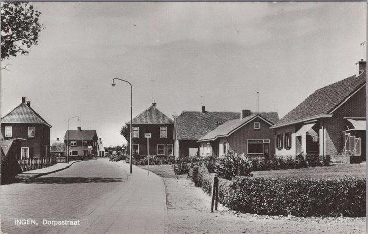 INGEN - Dorpsstraat, Verzamelen, Ansichtkaarten | Nederland, Verzenden