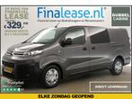 Citroën Jumpy 2.0 BlueHDI L3H1 DC 5 Pers Airco Cruise €329pm, Auto's, Bestelauto's, Citroën, Nieuw, Zilver of Grijs, Lease