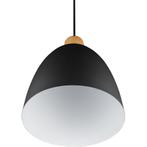 LED Hanglamp - Trion Jaguar - E27 Fitting - Rond - Mat Zwart, Huis en Inrichting, Ophalen of Verzenden, Nieuw, Metaal
