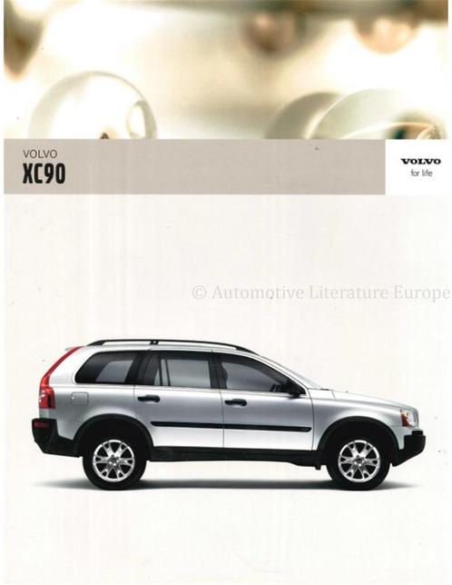 2006 VOLVO XC90 BROCHURE DUITS, Boeken, Auto's | Folders en Tijdschriften, Volvo