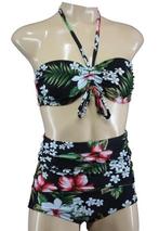 Aloha Beachwear, Bandeau Bikini Hawai Vintage High Waist in, Kleding | Dames, Badmode en Zwemkleding, Nieuw, Verzenden