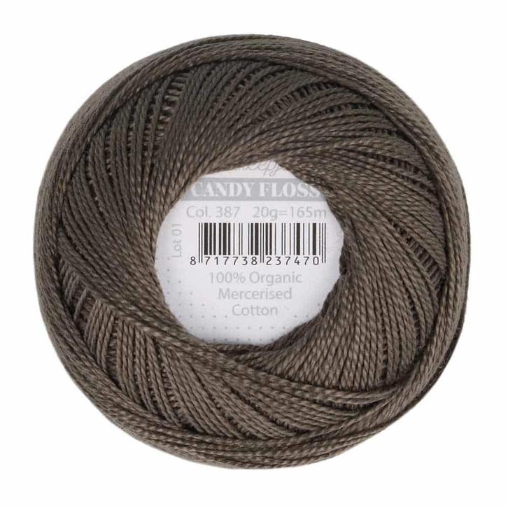 Scheepjes Candy Floss - 387 Dark Olive, Hobby en Vrije tijd, Breien en Haken, Nieuw, Verzenden