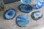 Set van 4 onderzetters voor glazen COASTER 10cm blauwe, Ophalen of Verzenden, Nieuw