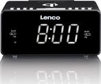 Lenco CR-550BK - Wekkerradio met Qi Wireless smartphone, Witgoed en Apparatuur, Nieuw, Verzenden
