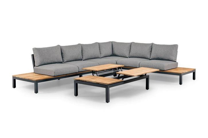 Suns Memphis loungeset 6-zits light antracite - Sunproof, Tuin en Terras, Tuinsets en Loungesets, Ophalen of Verzenden