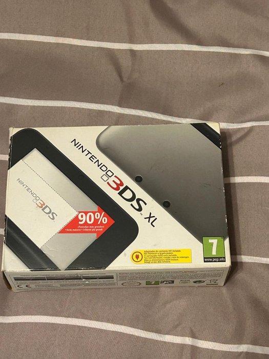 Nintendo - 3DS xl - Silver & Black - CIB (Completo di, Spelcomputers en Games, Spelcomputers | Overige Accessoires