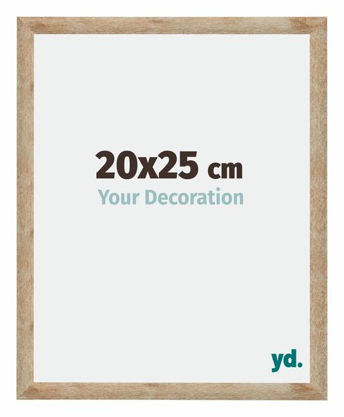 Fotolijst 20x25 cm - Goud - MDF - Catania, Huis en Inrichting, Woonaccessoires | Lijsten, Nieuw, Verzenden