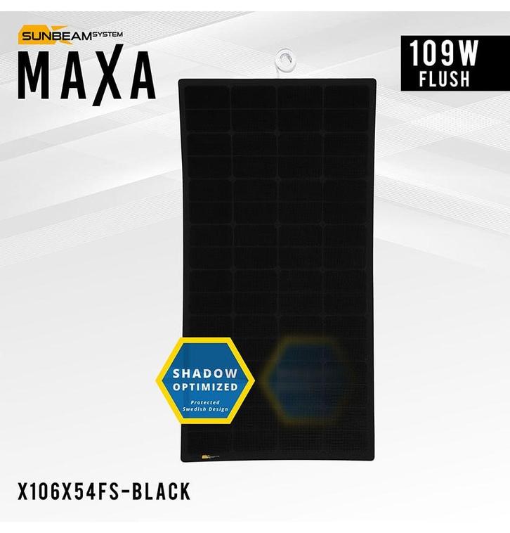 SUNBEAMsystem Maxa 109 Watt Flush Black, Watersport en Boten, Navigatiemiddelen en Scheepselektronica, Nieuw, Ophalen of Verzenden