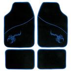 Automatten Scorpion blauw/zwart 4 stuks, Ophalen of Verzenden, Nieuw