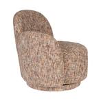 *WOONWINKEL* Dutchbone Rose Draaibare Fauteuil Beige, Huis en Inrichting, Verzenden, Nieuw, Stof