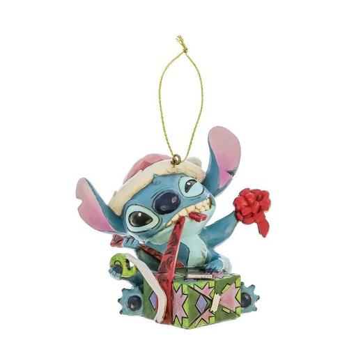 Stitch met Kerstcadeau Ornament, Verzamelen, Disney, Nieuw, Ophalen of Verzenden