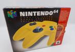 Mario64.nl: Nintendo 64 Controller Yellow in Doos - iDEAL!, Ophalen of Verzenden, Zo goed als nieuw