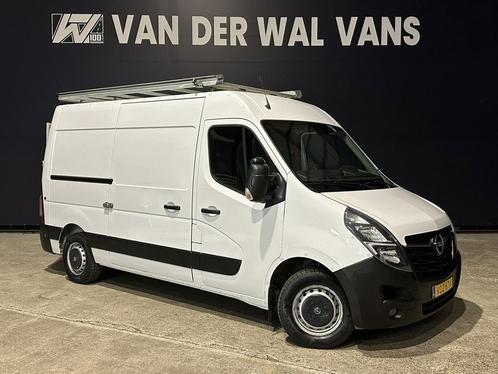Opel Movano 2.3 Turbo 150pk L2H2 inrichting Euro6 Airco | Om, Auto's, Bestelauto's, Dealer onderhouden, Lease, Zwart, Handgeschakeld