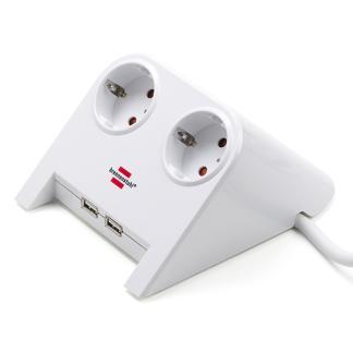 Stekkerdoos met USB | Brennenstuhl | 1.8 meter, Doe-het-zelf en Verbouw, Elektra en Kabels, Nieuw, Verzenden