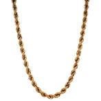 Gouden koord collier 14 krt, Ophalen of Verzenden, Nieuw
