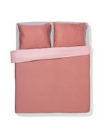 HEMA Dekbedovertrek 200x200/220cm satijn roze, Verzenden, Nieuw, Roze