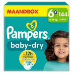 Pampers Baby Dry Luiers Maat 6+ (14-19 kg) 144 stuks, Nieuw, Verzenden