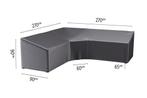 Platinum Aerocover loungesethoes 270x270x90x65 cm - L- vorm, Tuin en Terras, Tuinsets en Loungesets, Verzenden, Nieuw, Overige materialen