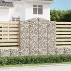vidaXL Schanskorf gewelfd 200x30x220/240 cm gegalvaniseerd, 100 cm of meer, Verzenden, Nieuw, Metaal
