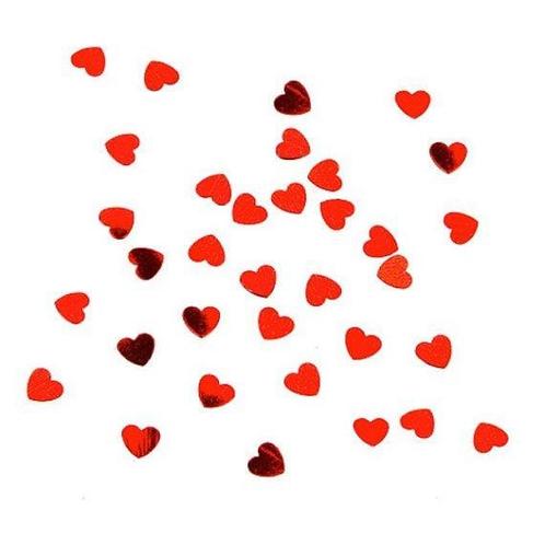 Hartjes Confetti Rood 15gr, Hobby en Vrije tijd, Feestartikelen, Nieuw, Verzenden